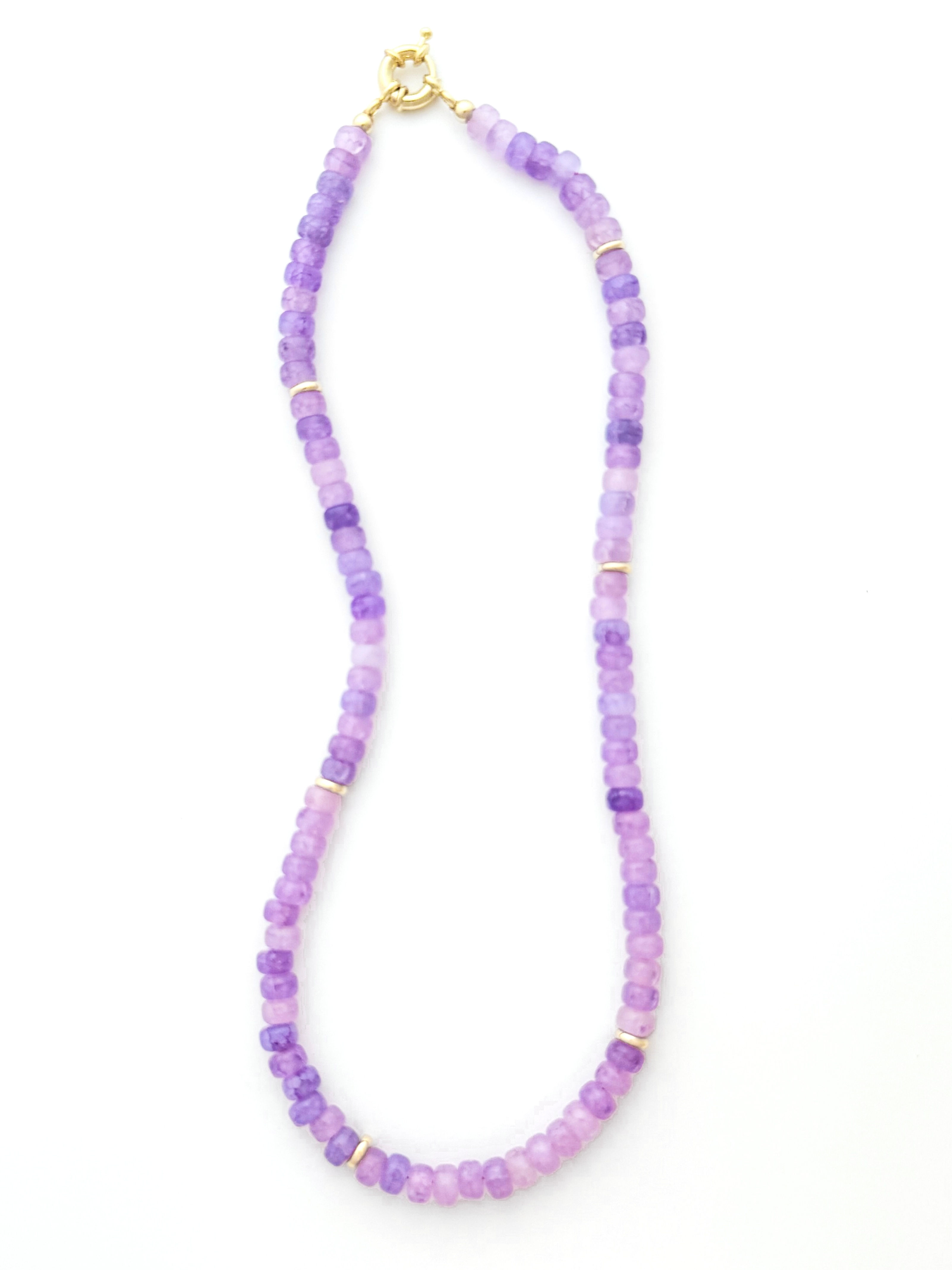 Lilac Mini-Bubble Necklace