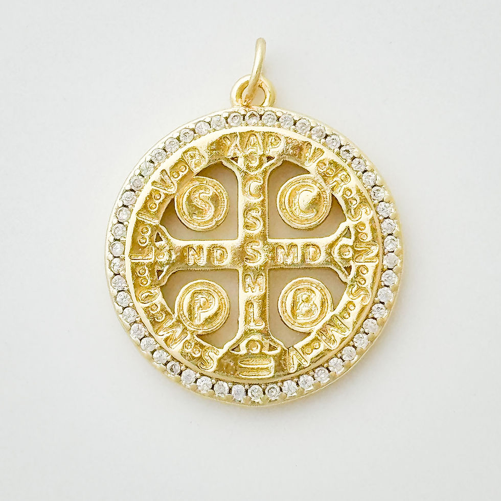 Thumbnail: Benedictine Blessing Medallion Charm