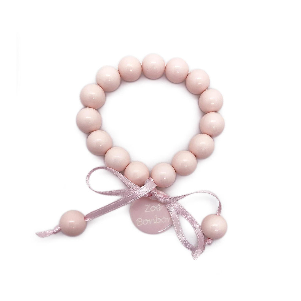 Miniature : Bracelet Enfant perles S - ROSE BÉBÉ