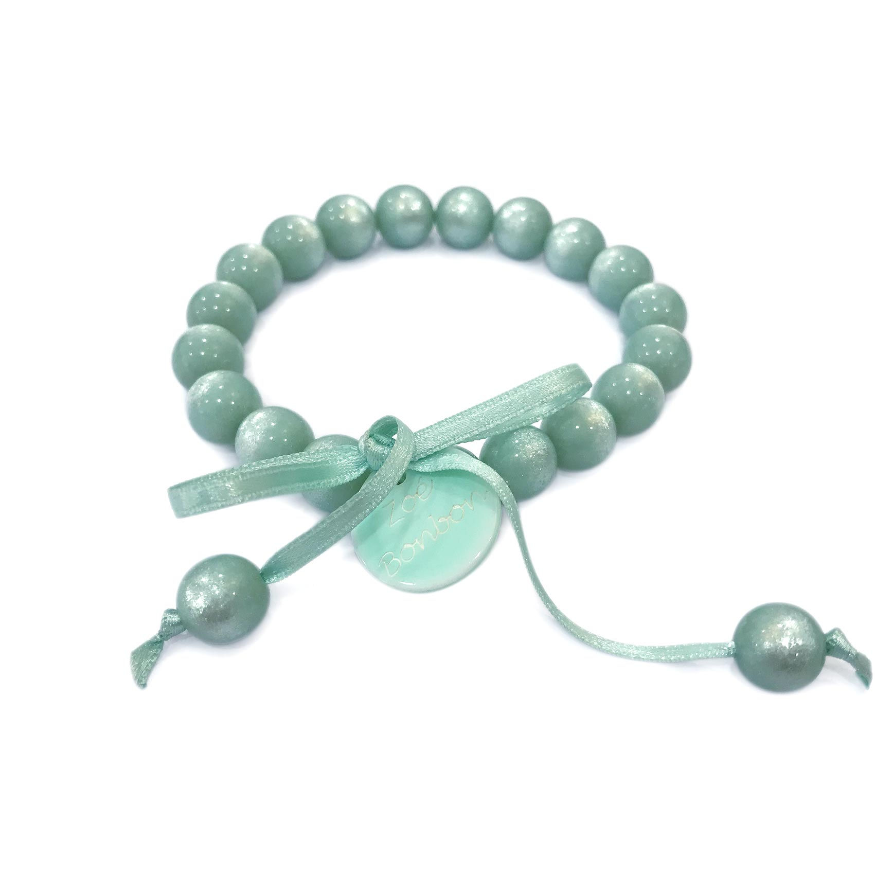 Pearl bracelet S - CLEAR AQUA