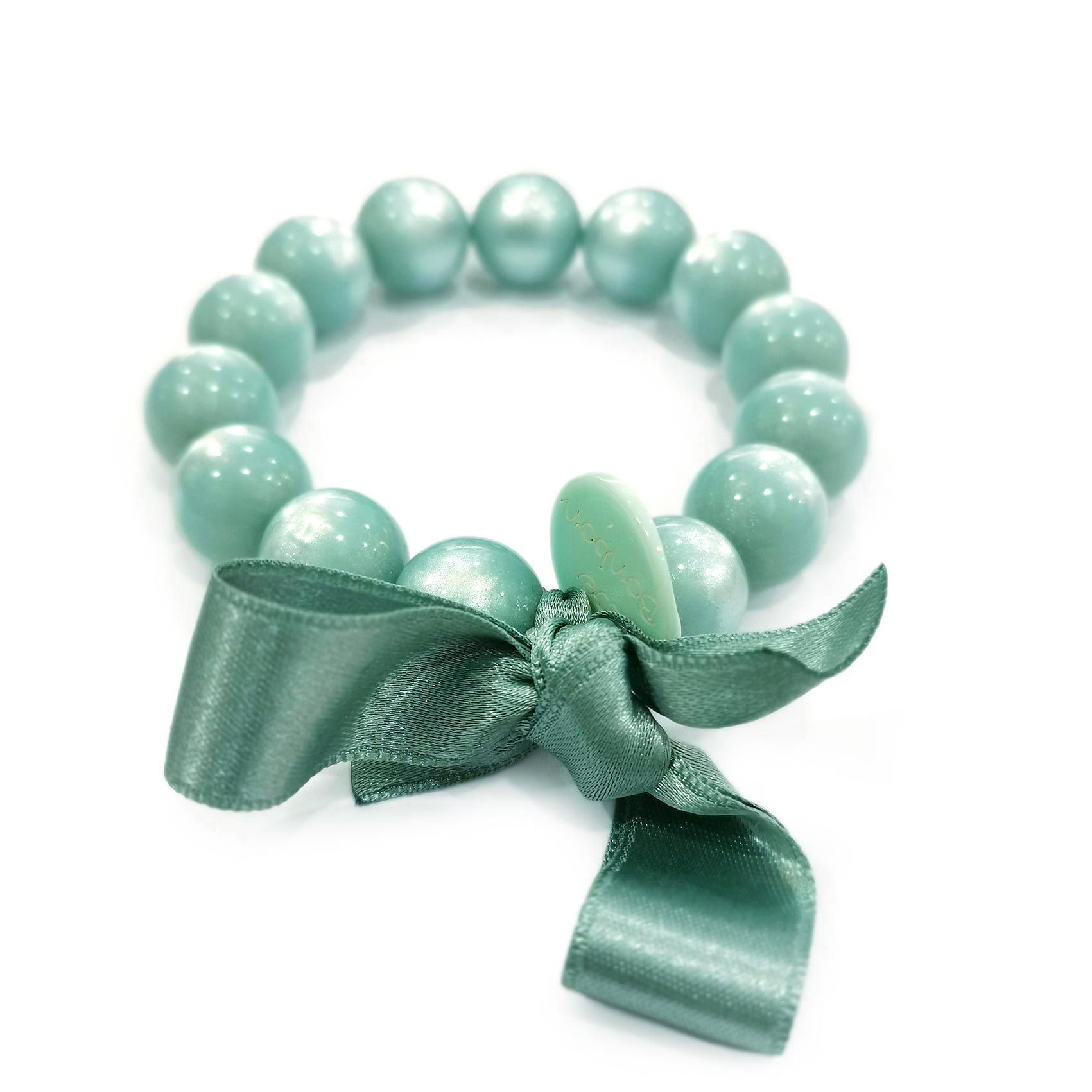 Pearl bracelet M - AQUA LIGHT