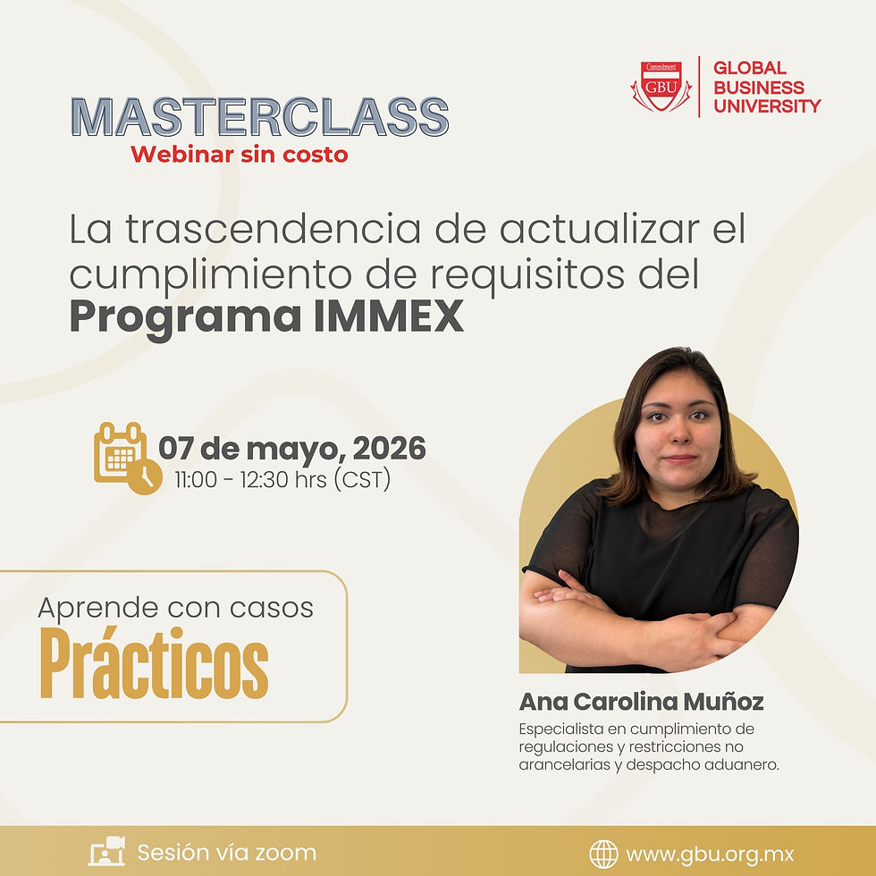 Masterclass | La trascendencia de actualizar el cumplimiento de requisitos del Programa IMMEX