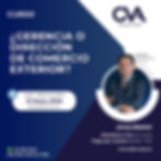 CVA | ¿GERENCIA O DIRECCIÓN DE COMERCIO EXTERIOR?