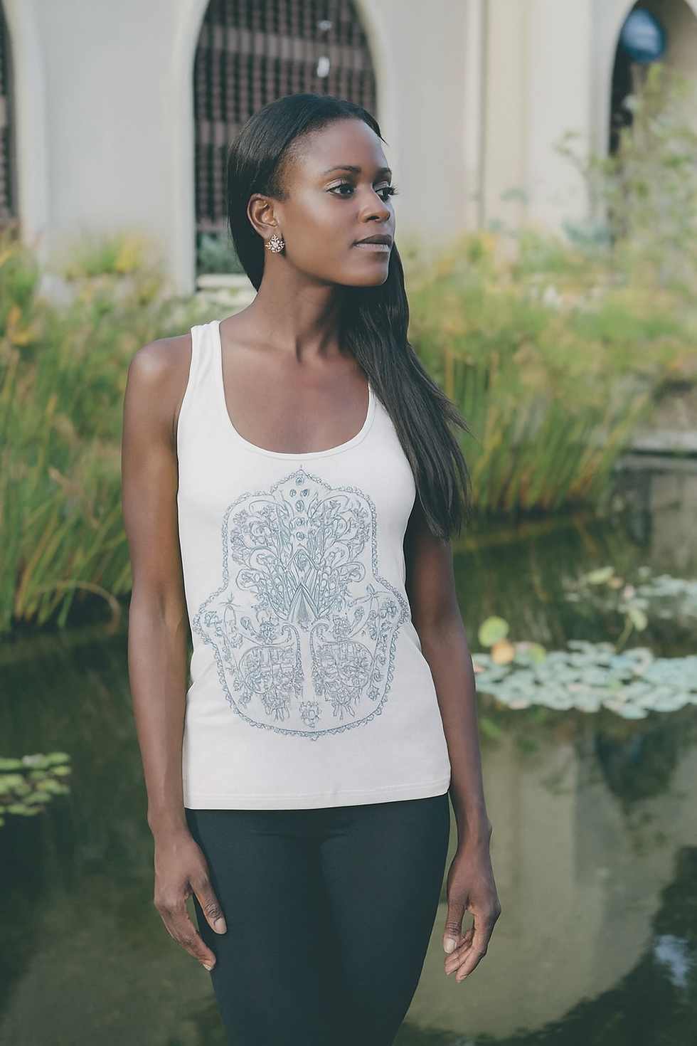 Bamboo Hamsa Tank