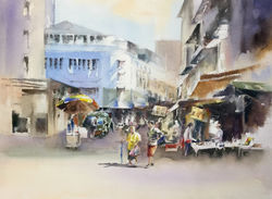 Morning Market in the Alley