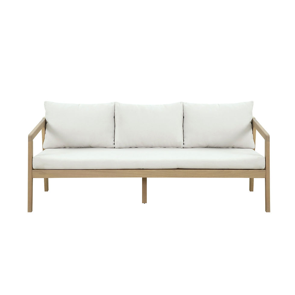 Miniatura: Nara Natural Acacia Wood Triple Outdoor Sofa Seating