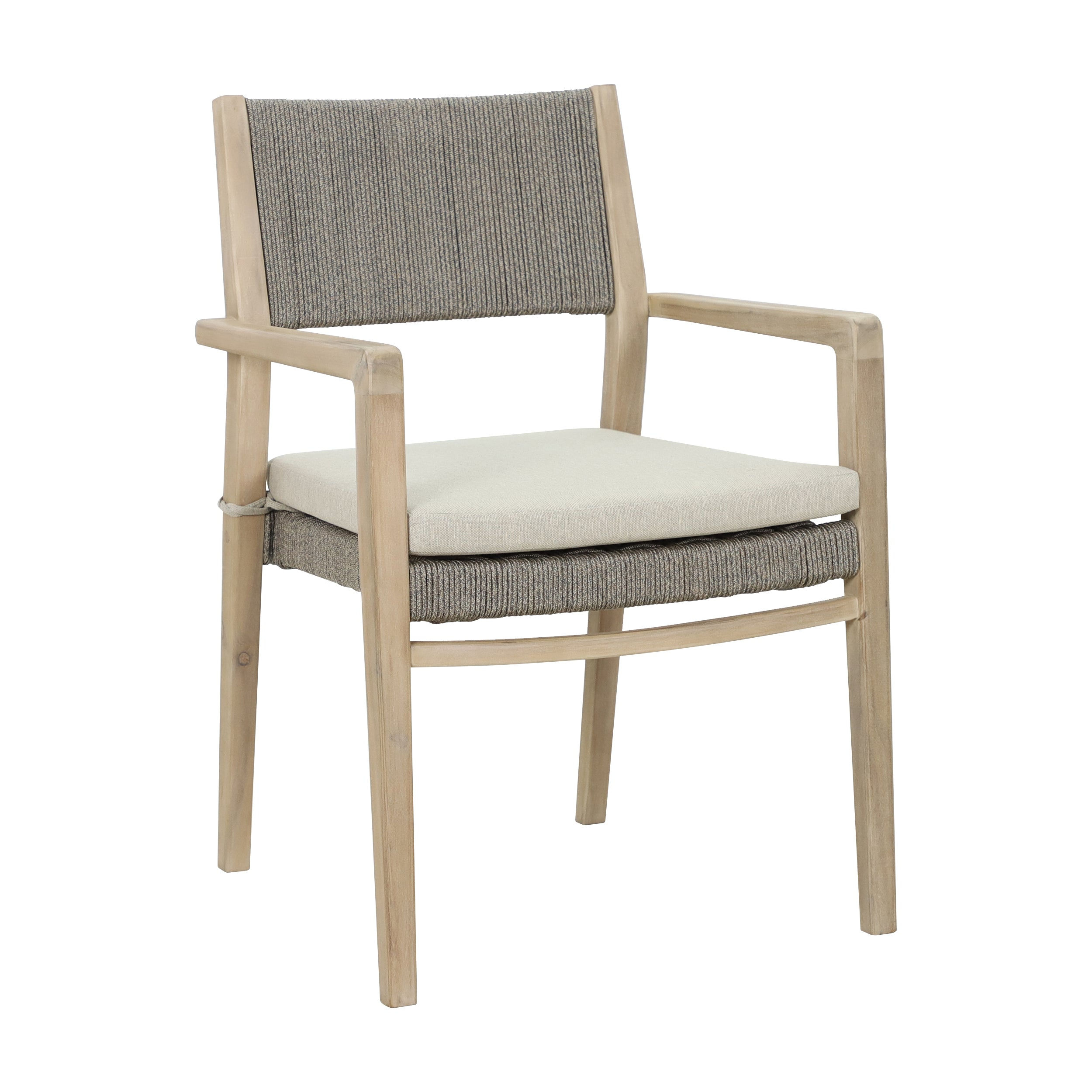 Natural Acacia Wood Indoor and Outdoor Dining Chair