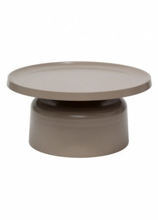 Sleek Circular Iron Outdoor Bar Table with Weatherproof Finish