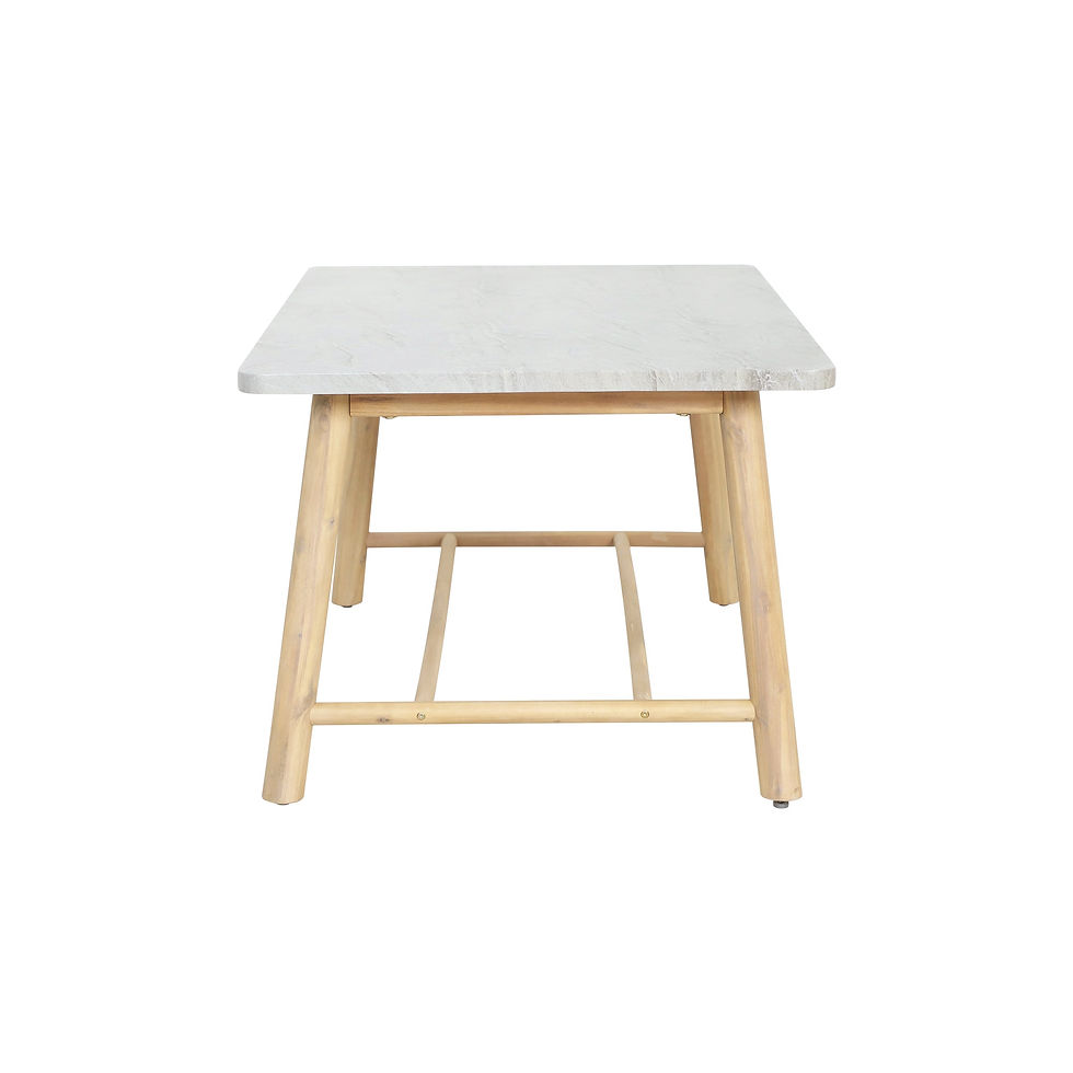 Thumbnail: Zulu Natural Acacia Wood Coffee Table with Ceramic Top