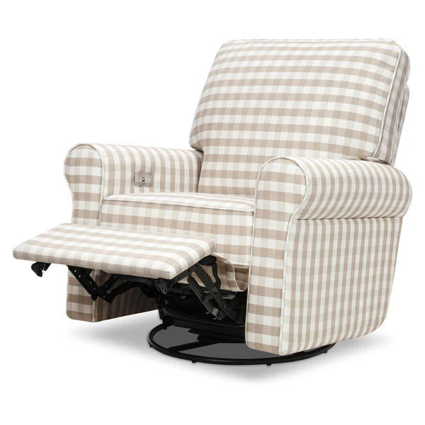 Miniatura: Monroe Electric Swivel Glider Recliner with Integrated USB Port