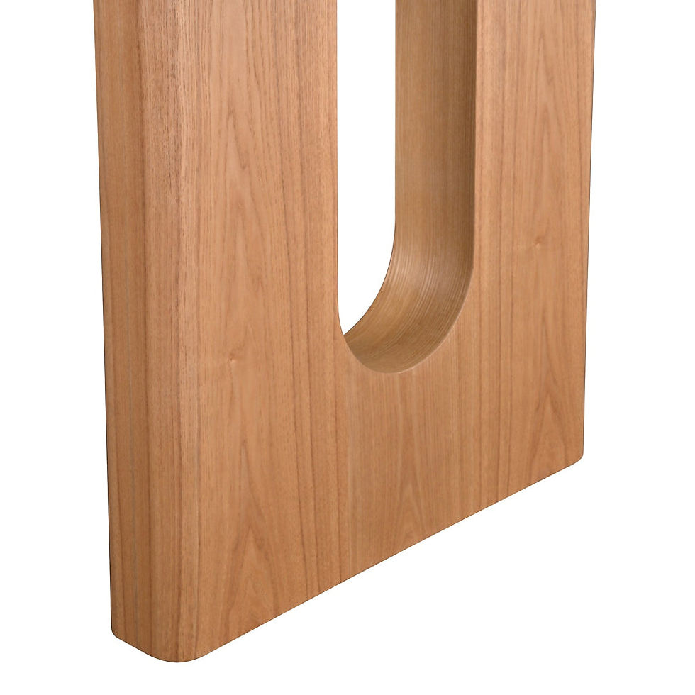 Miniatura: Spacious Agra Solid Wood Dining Table for Modern Minimalist Dining Rooms