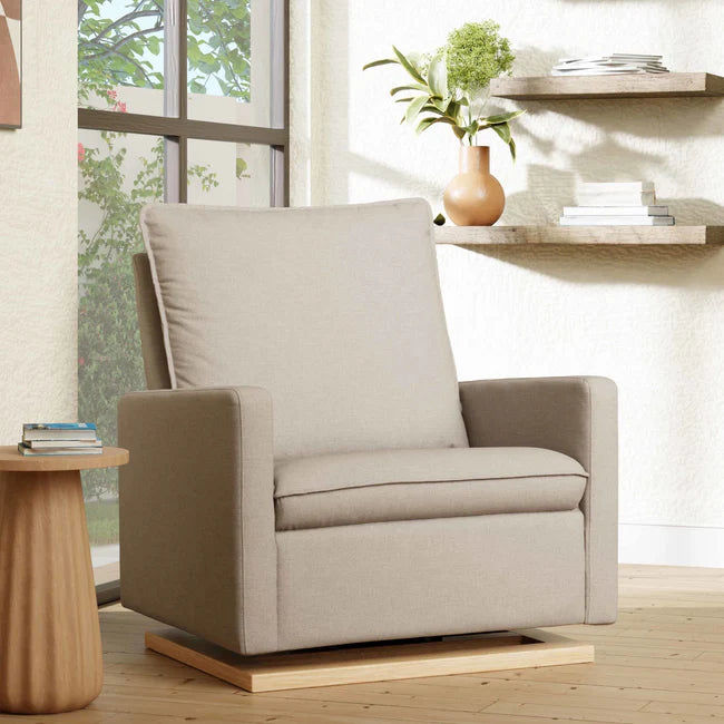 Miniatura: Extra Wide Swivel Glider Armchair with Sustainable Performance Fabric