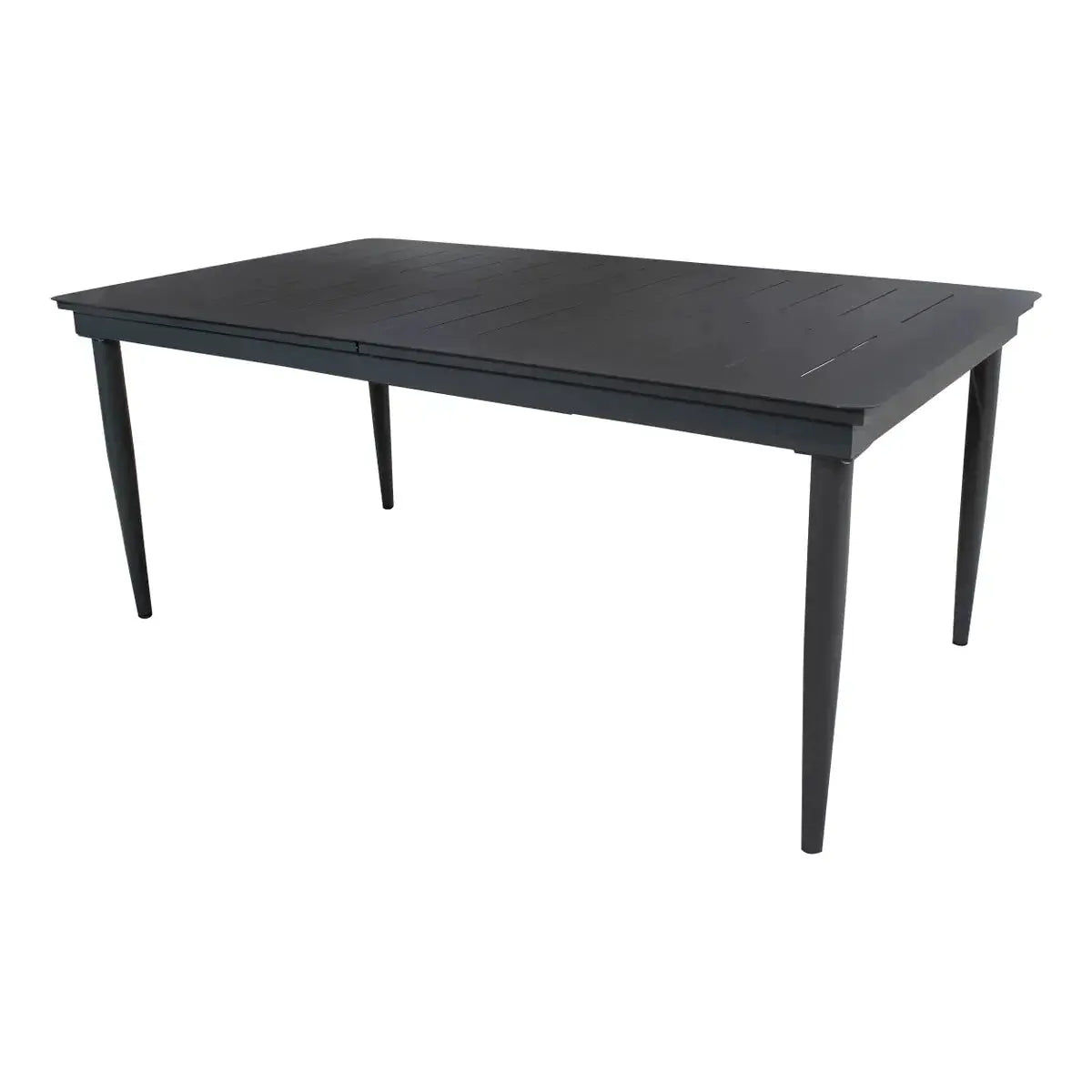 Sumaya Expandable Indoor Outdoor Aluminum Charcoal Dining Table