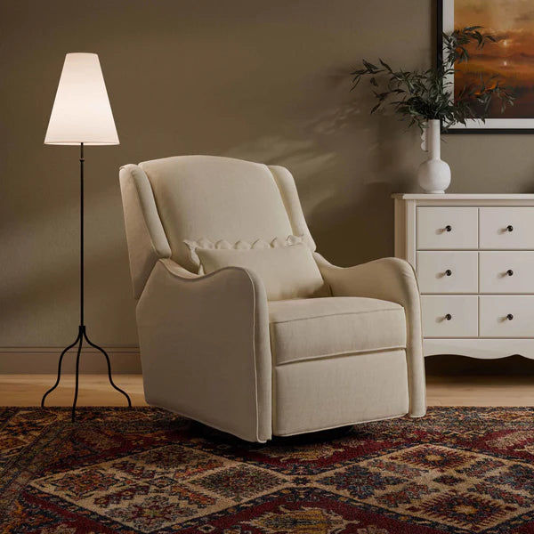 Thumbnail: Devon Swivel Glider Reclining Armchair with Integrated Lumbar Support