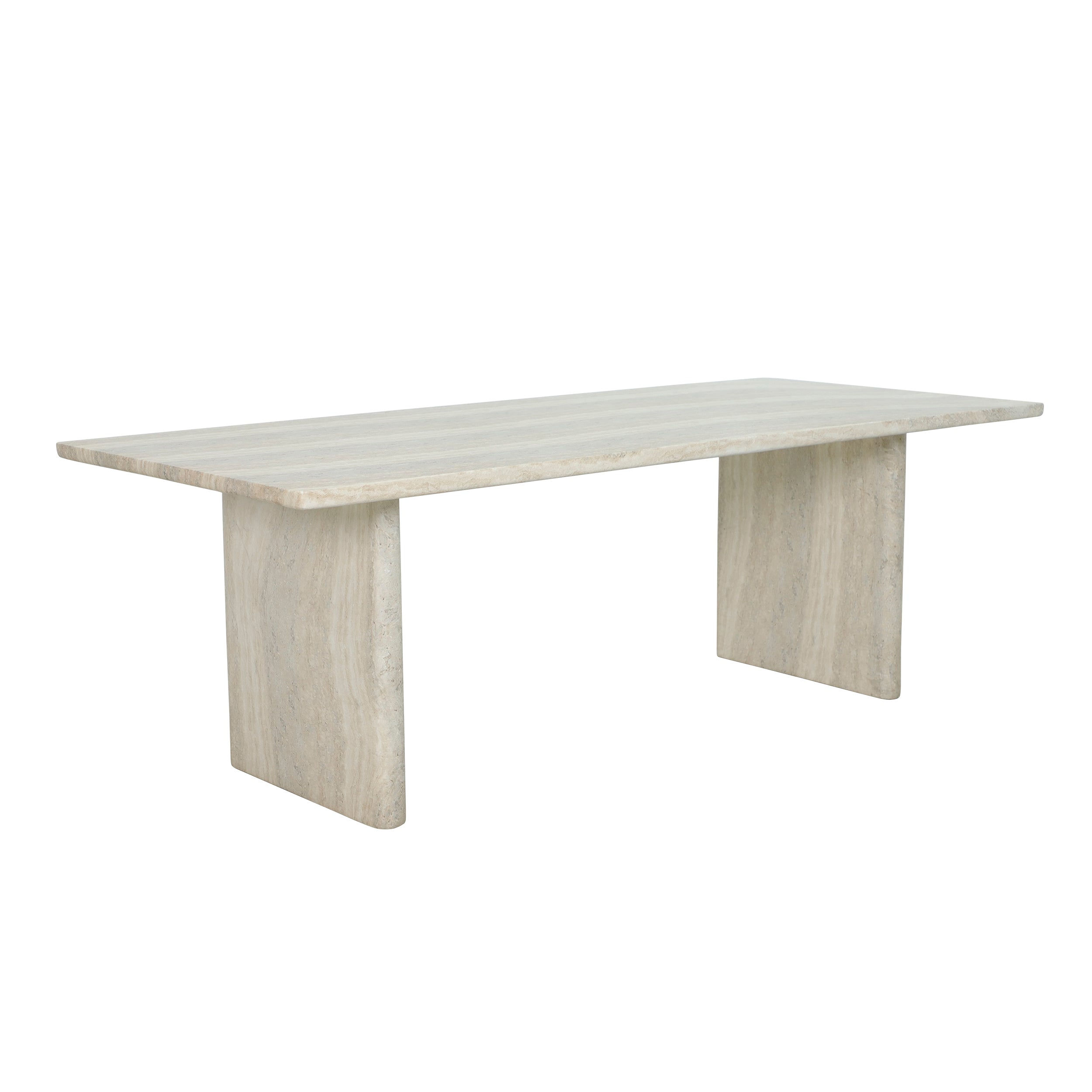 Sonoma Rectangular Marble Style Indoor Outdoor Dining Table 88 Inch