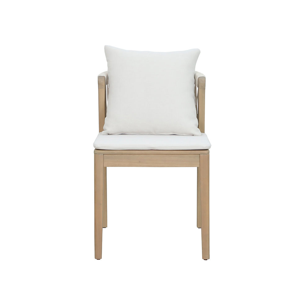 Miniatura: Natural Acacia Wood Nara Dining Chair with Polyester Cushion