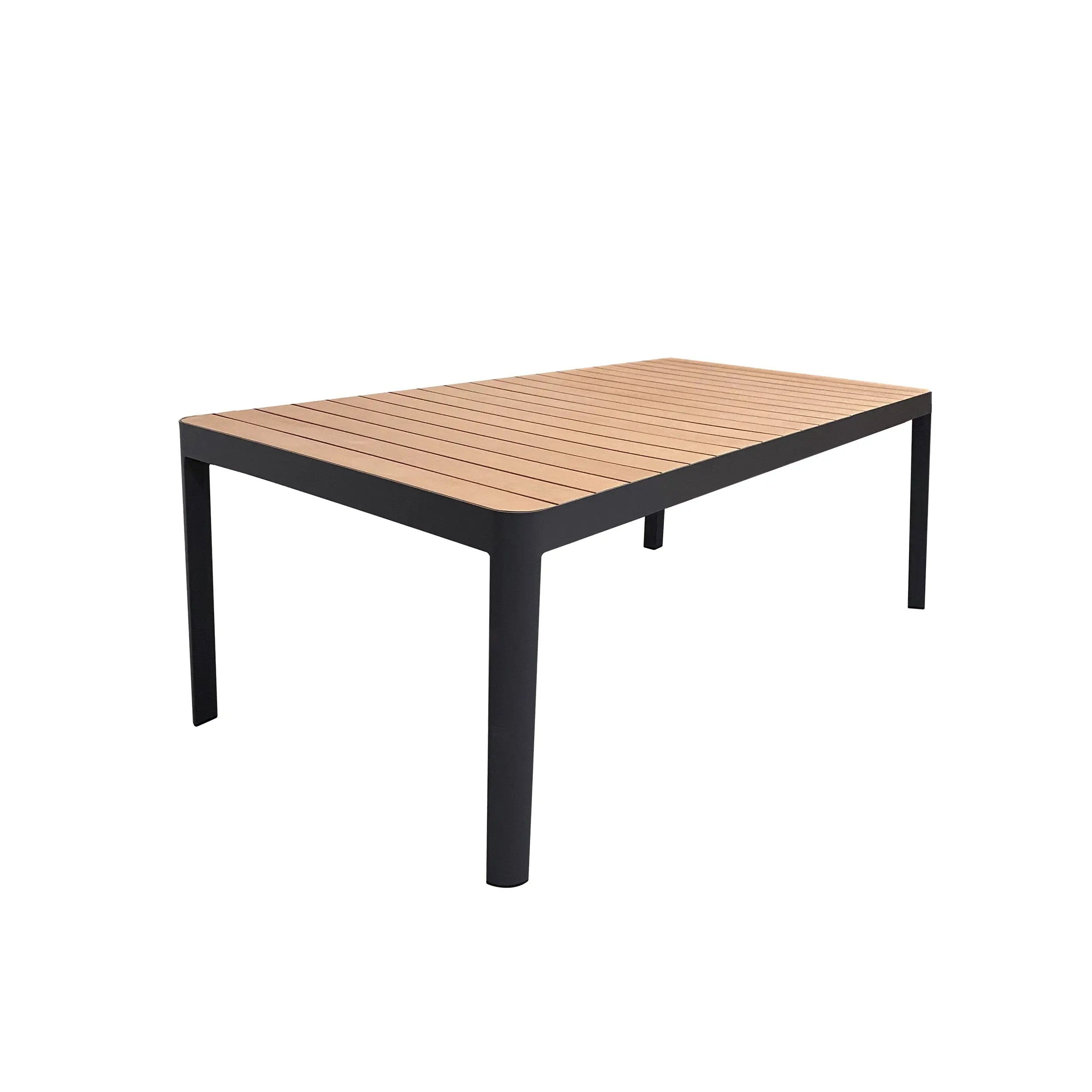 Netherlands Aluminum and Polywood Indoor Outdoor 79 Inch Dining Table