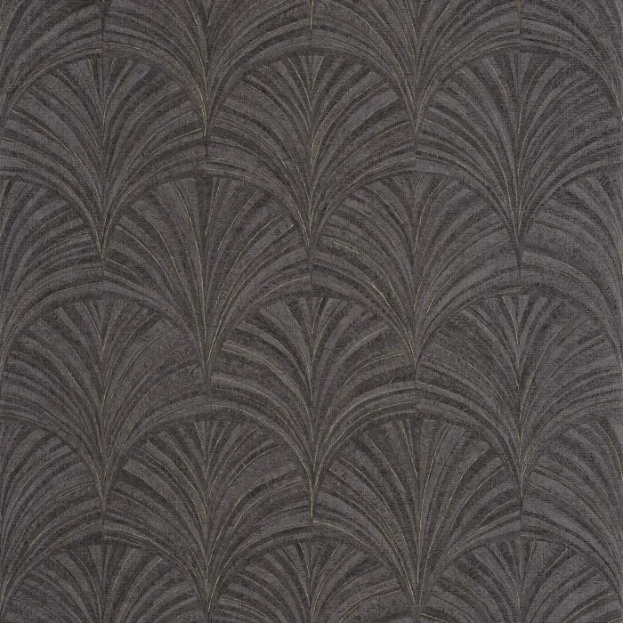 Miniatura: Elegant Palmette Marquetry Pattern Vinyl Wallpaper Roll