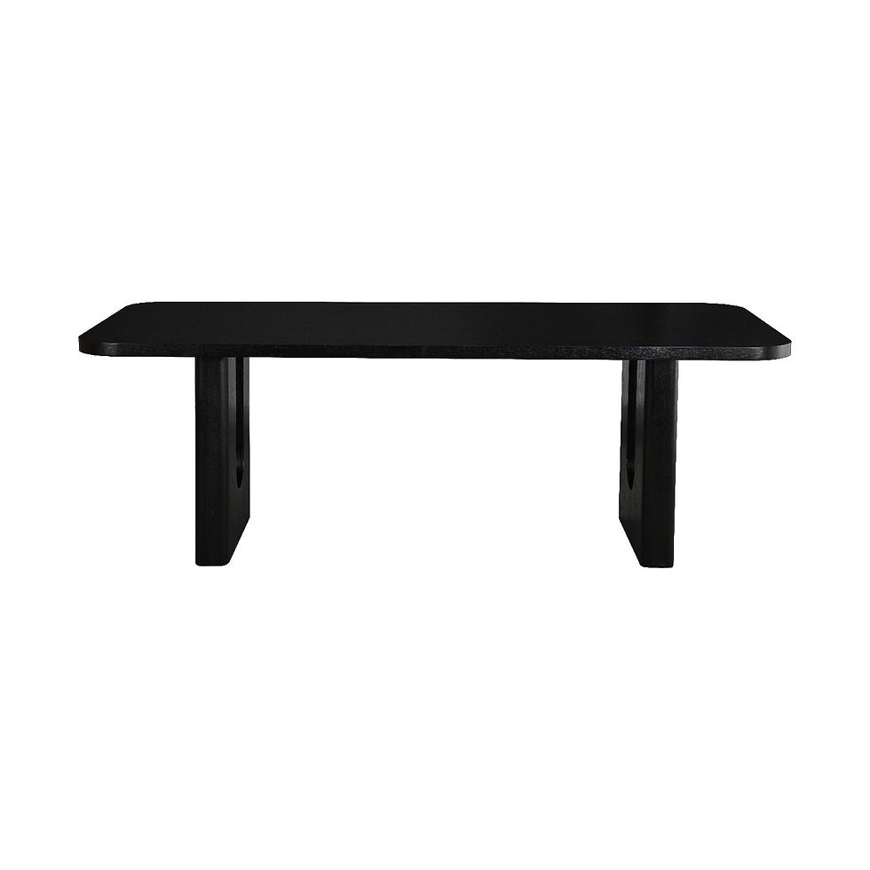 Miniatura: Spacious Agra Solid Wood Dining Table for Modern Minimalist Dining Rooms
