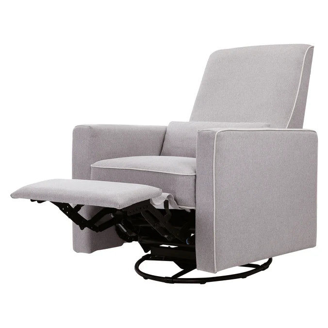 Thumbnail: Swivel Glider Recliner Armchair with Hidden Recline Mechanism