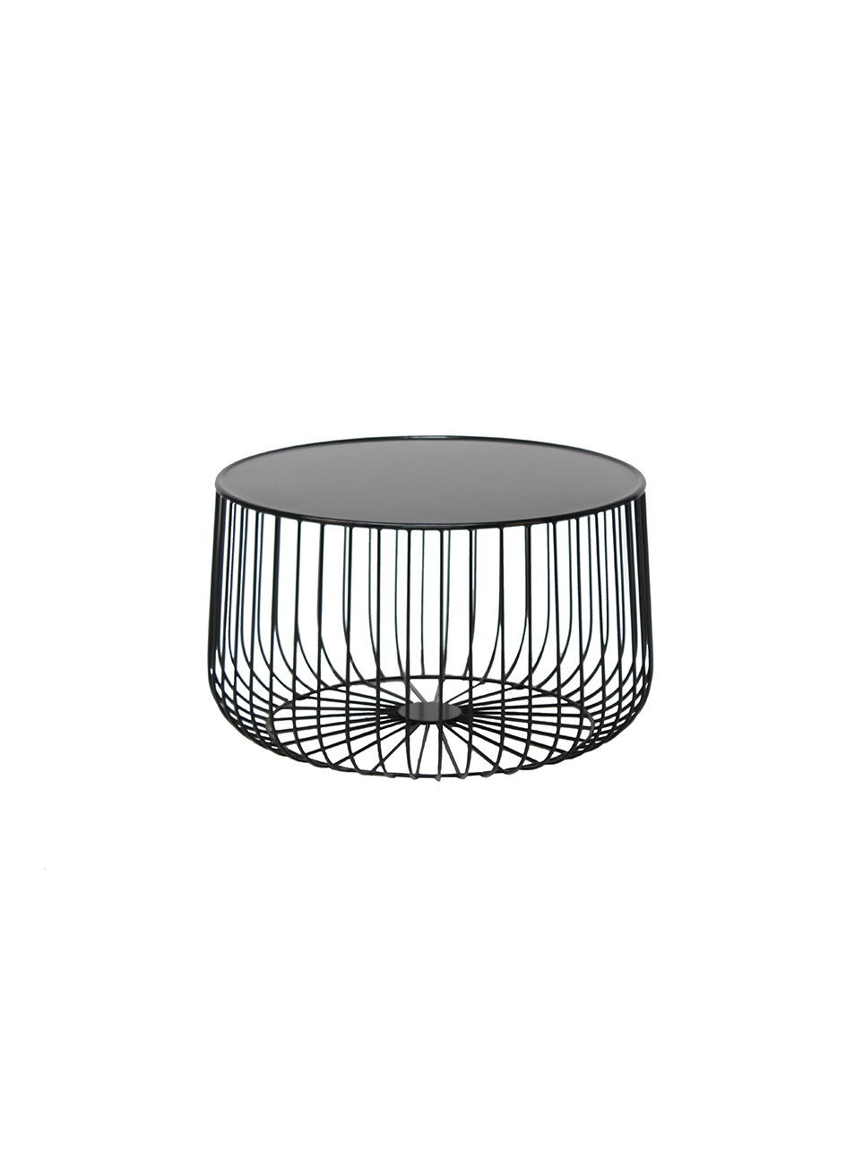 Sleek Matte Black Square Metal Low Coffee Table for Modern Living