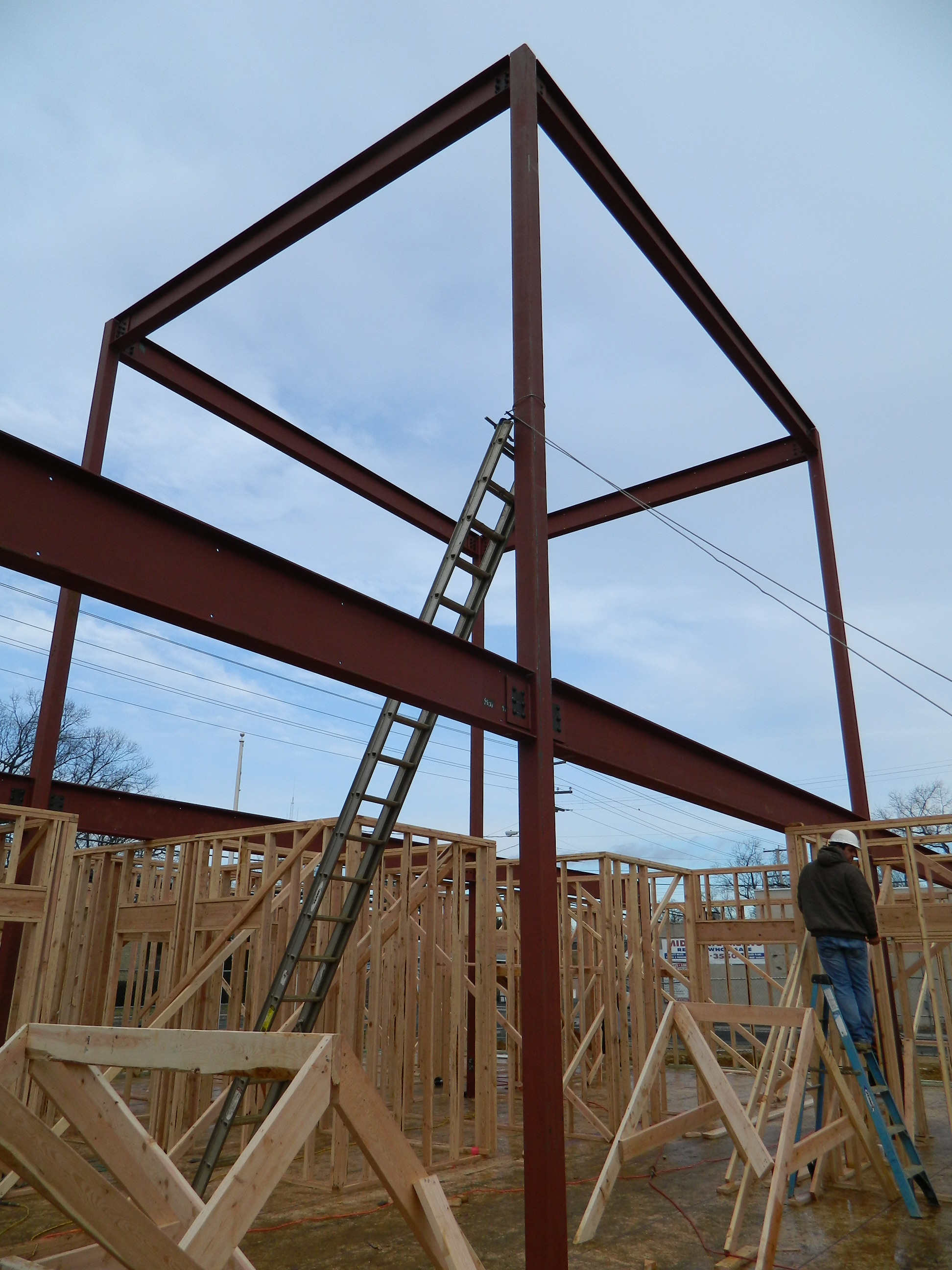 Steel erection