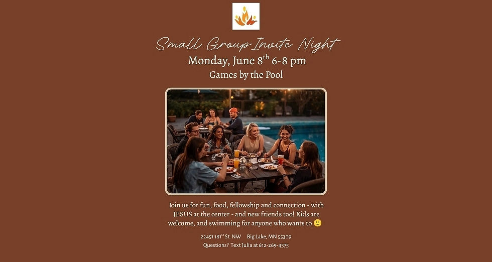 Small Group Invite Night