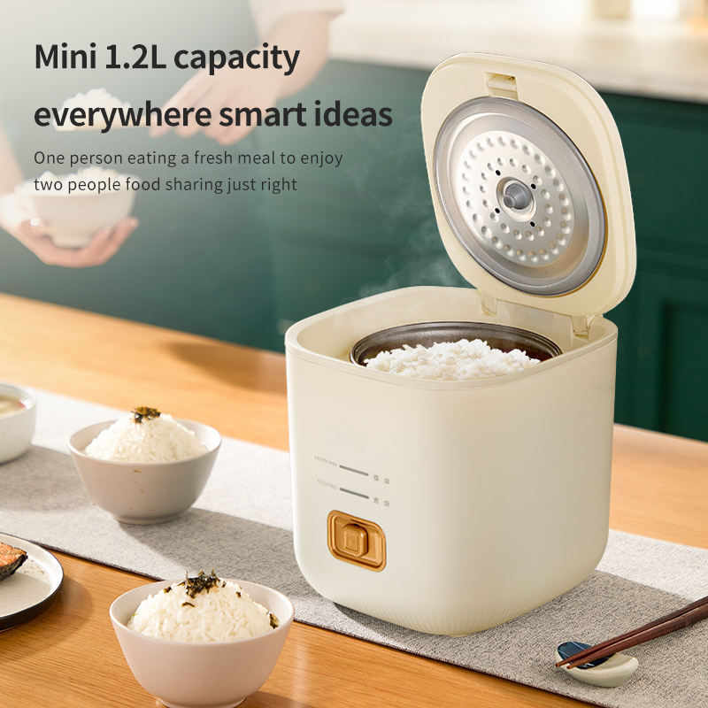 Thumbnail: Rice Cooker, 1.2 Ltr, Stainless Steel Body, Auto Power Off And Keep Warm Functio