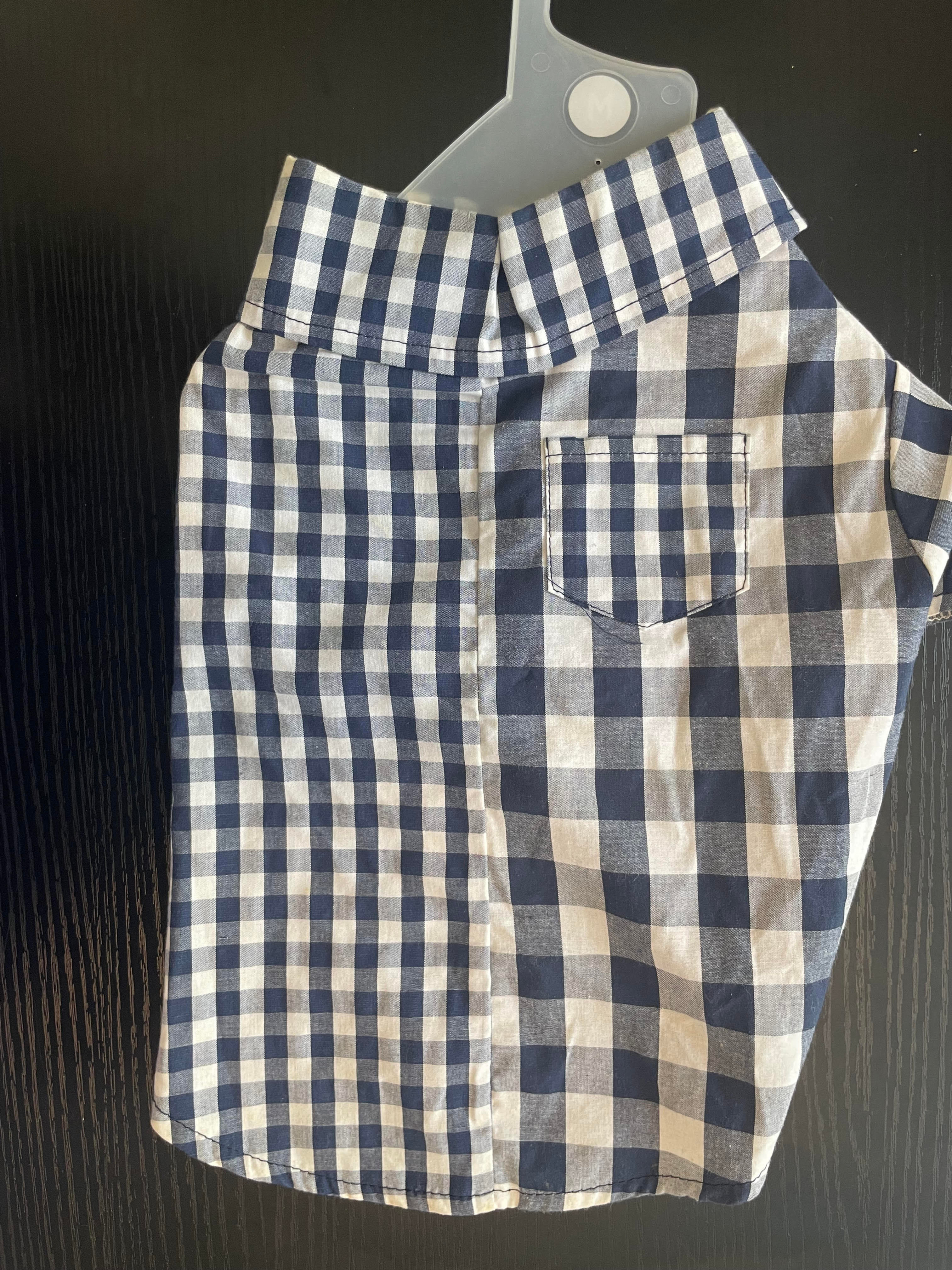 Classic Checkered Dog Shirt – Timeless Elegance for Your Pup!