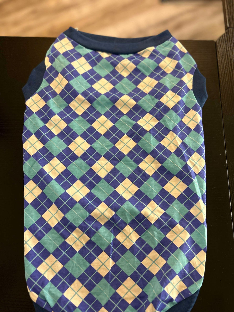 Thumbnail: Adorable Argyle Dog Shirt – Perfect for a Day on the Golf Course!