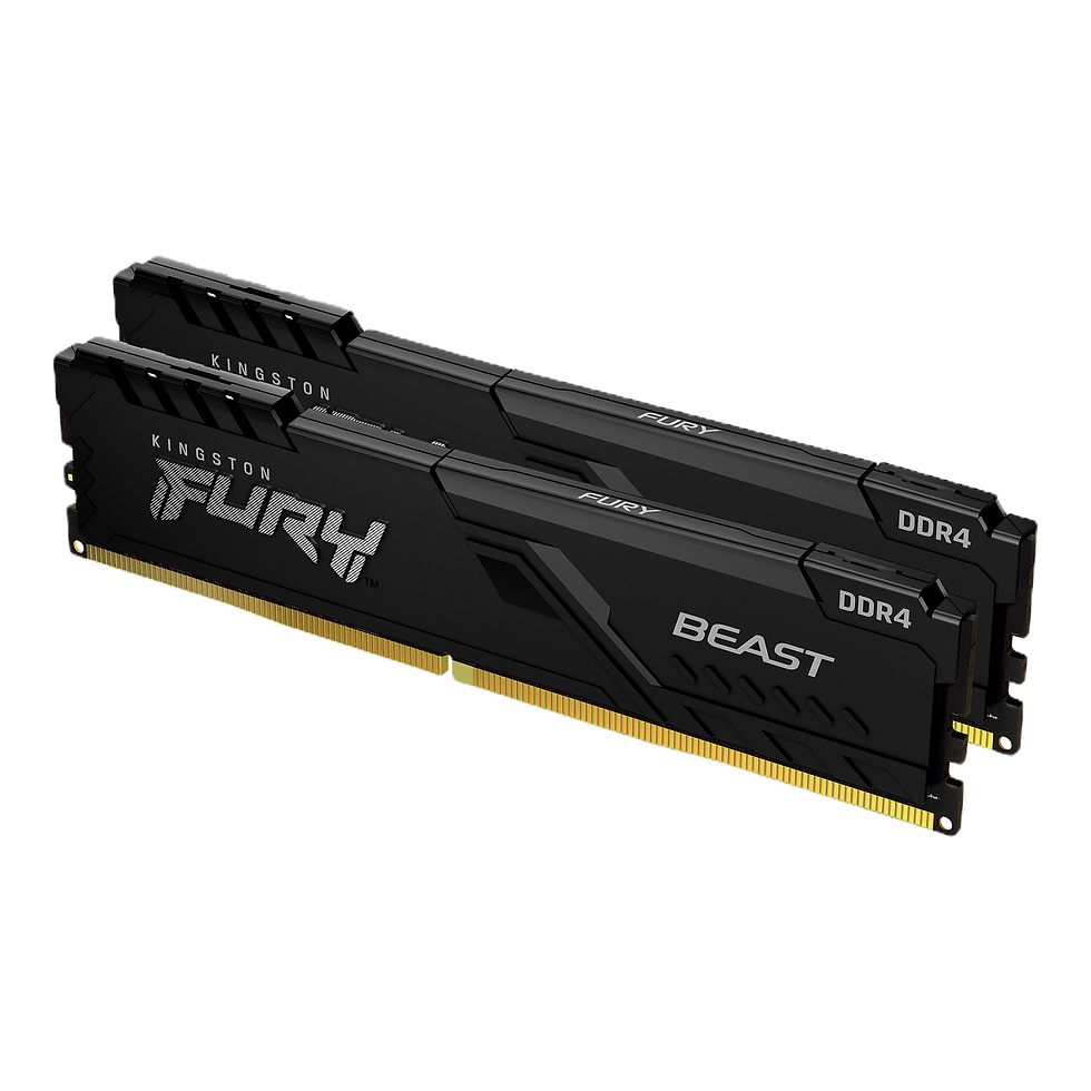 Kingston 16GB 3600MHz DDR4 CL17 DIMM (Kit of 2) FURY Beast Black
