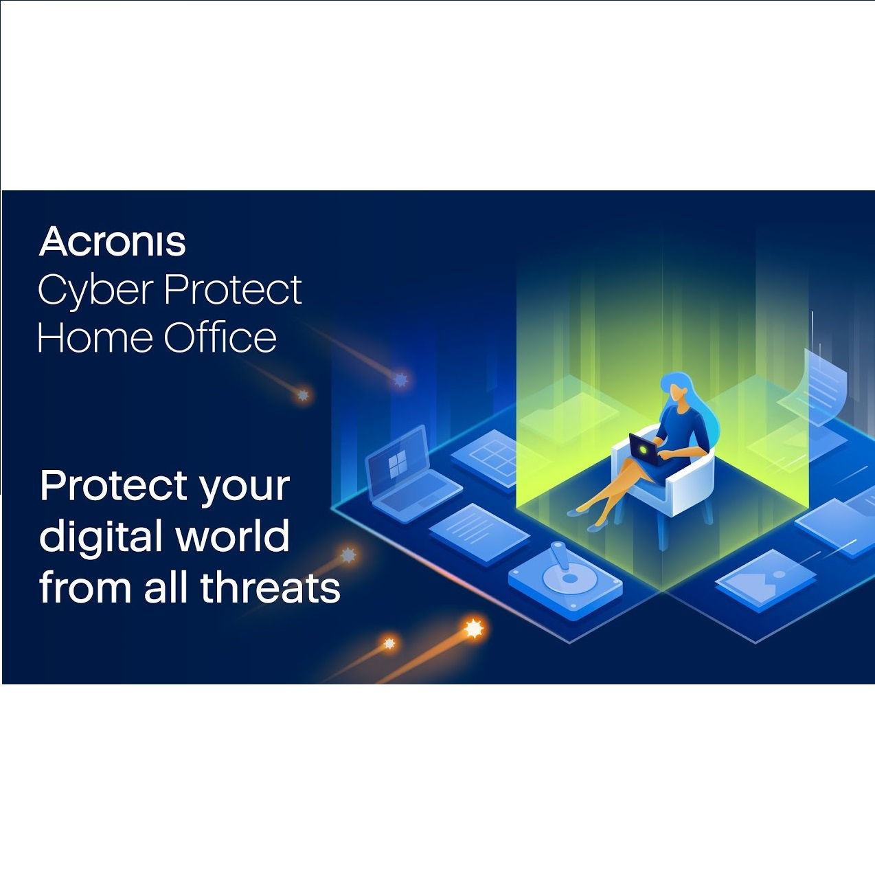 Acronis Cyber Protect Home Office Advanced 5 PCs 500 GB Cloud Storage 1 year