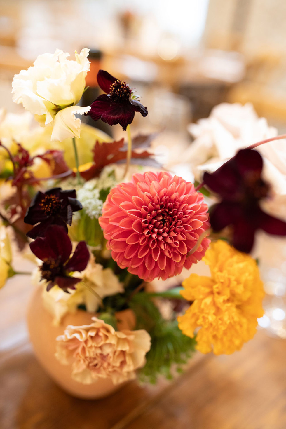 Fleuriste mariage Studio Majalis Floral Designer mariage automne Grangette