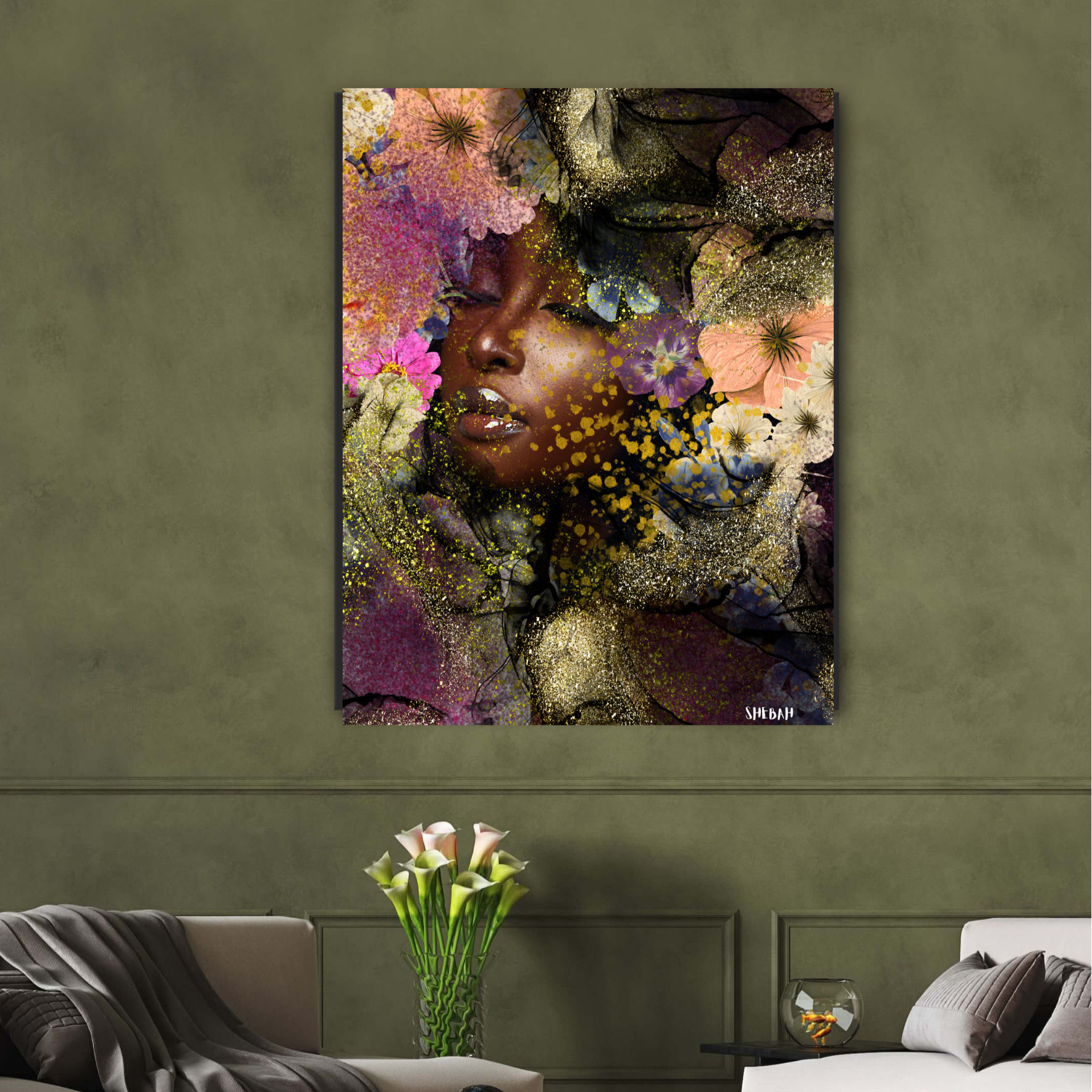 Be Still 002 – Portrait de Femme Africaine Contemporain