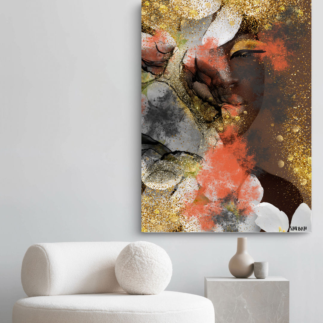 Be Still 001 – Portrait de Femme Africaine Contemporain