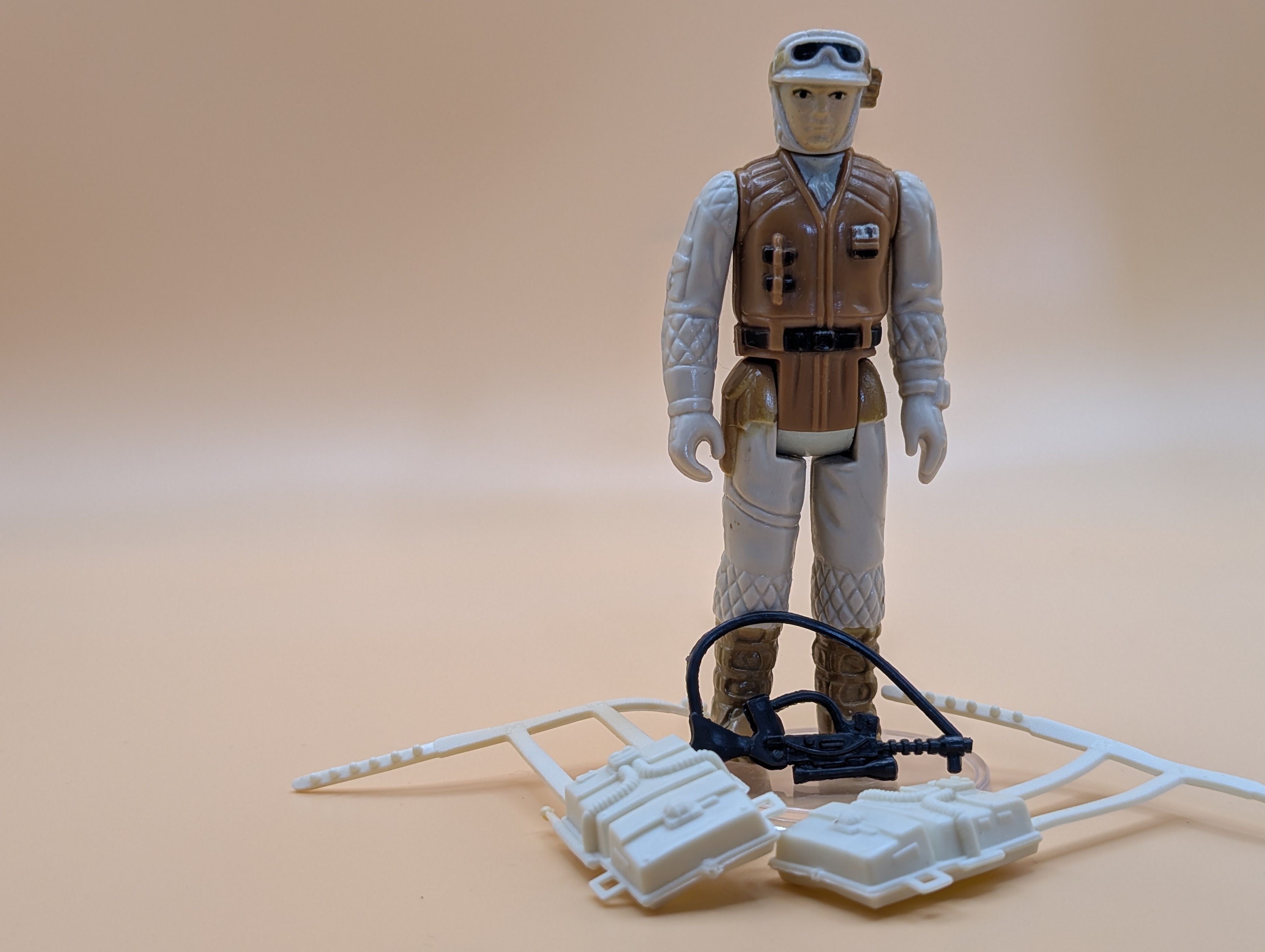 Vintage Star Wars Hoth Rebel Solider Action Figure 1980 (Complete)