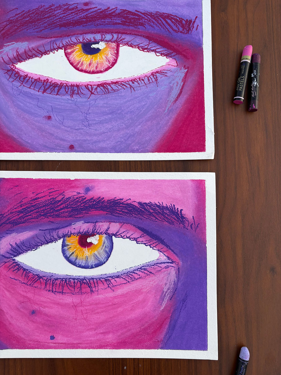 Thumbnail: Rosa e Viola (Diptych)