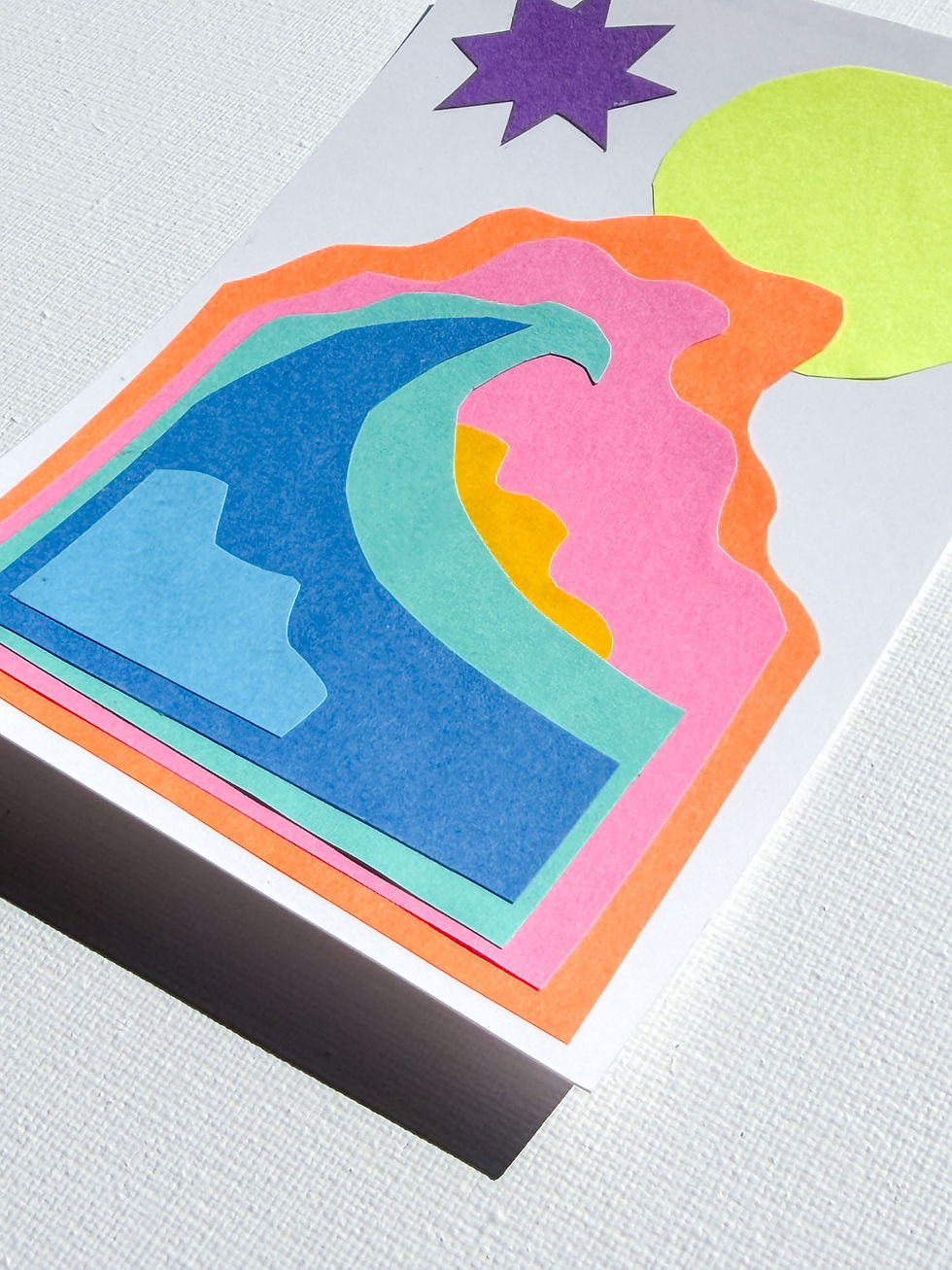 Miniature : Œuvre originale - Collage "MAURiCE VAGUE 04"