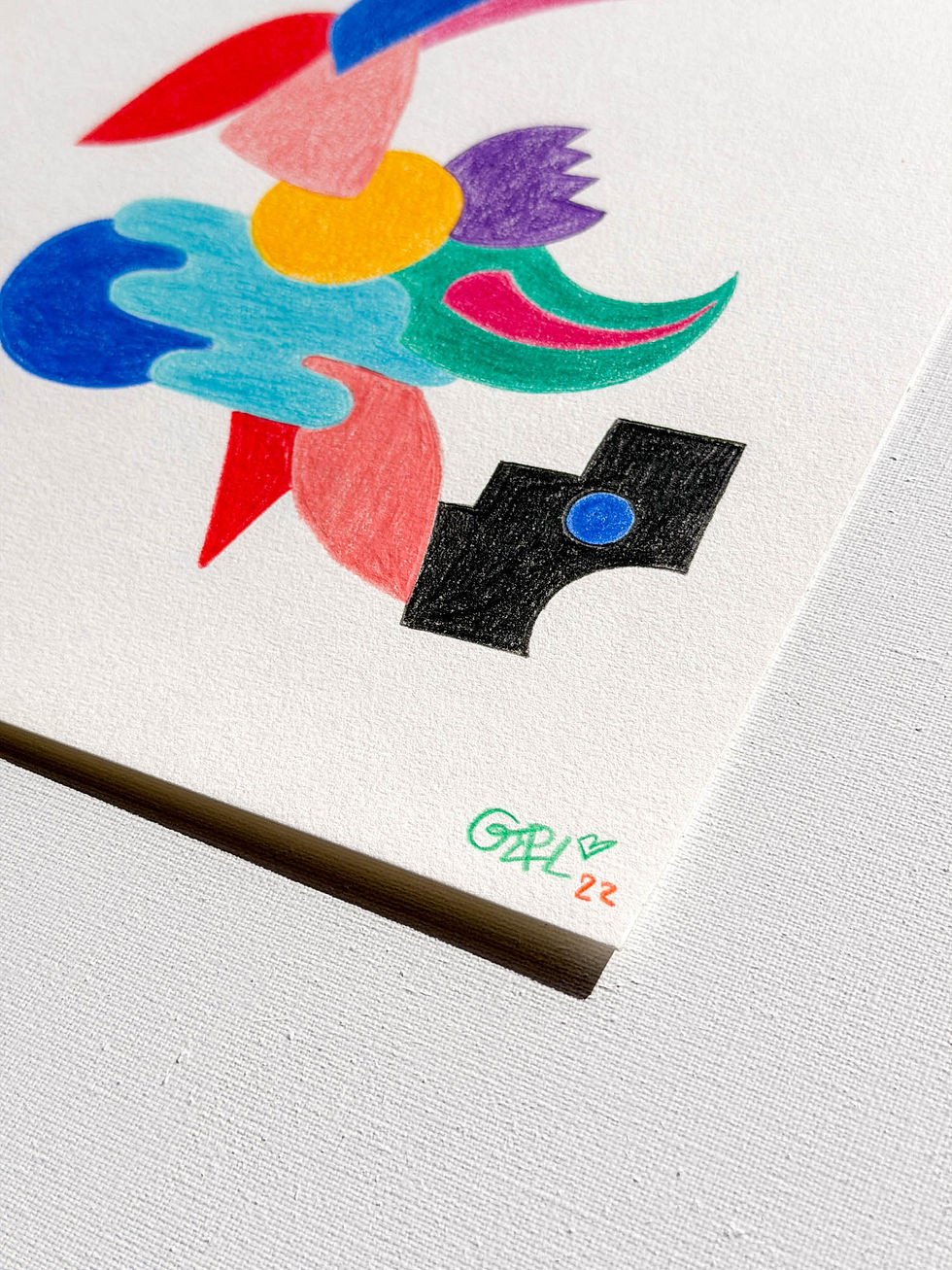 Miniature : Œuvre originale - Dessin "RiGOLETTE 01"