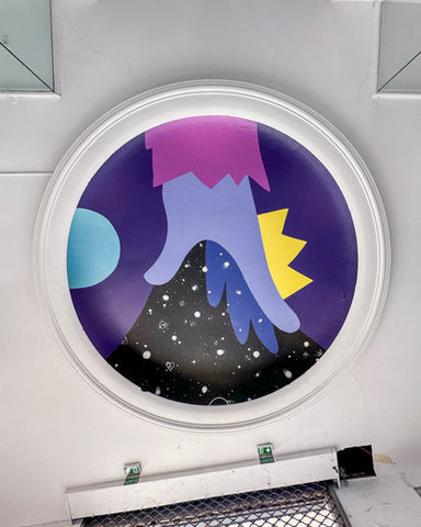 fresque murale immersive pour lieu culturel