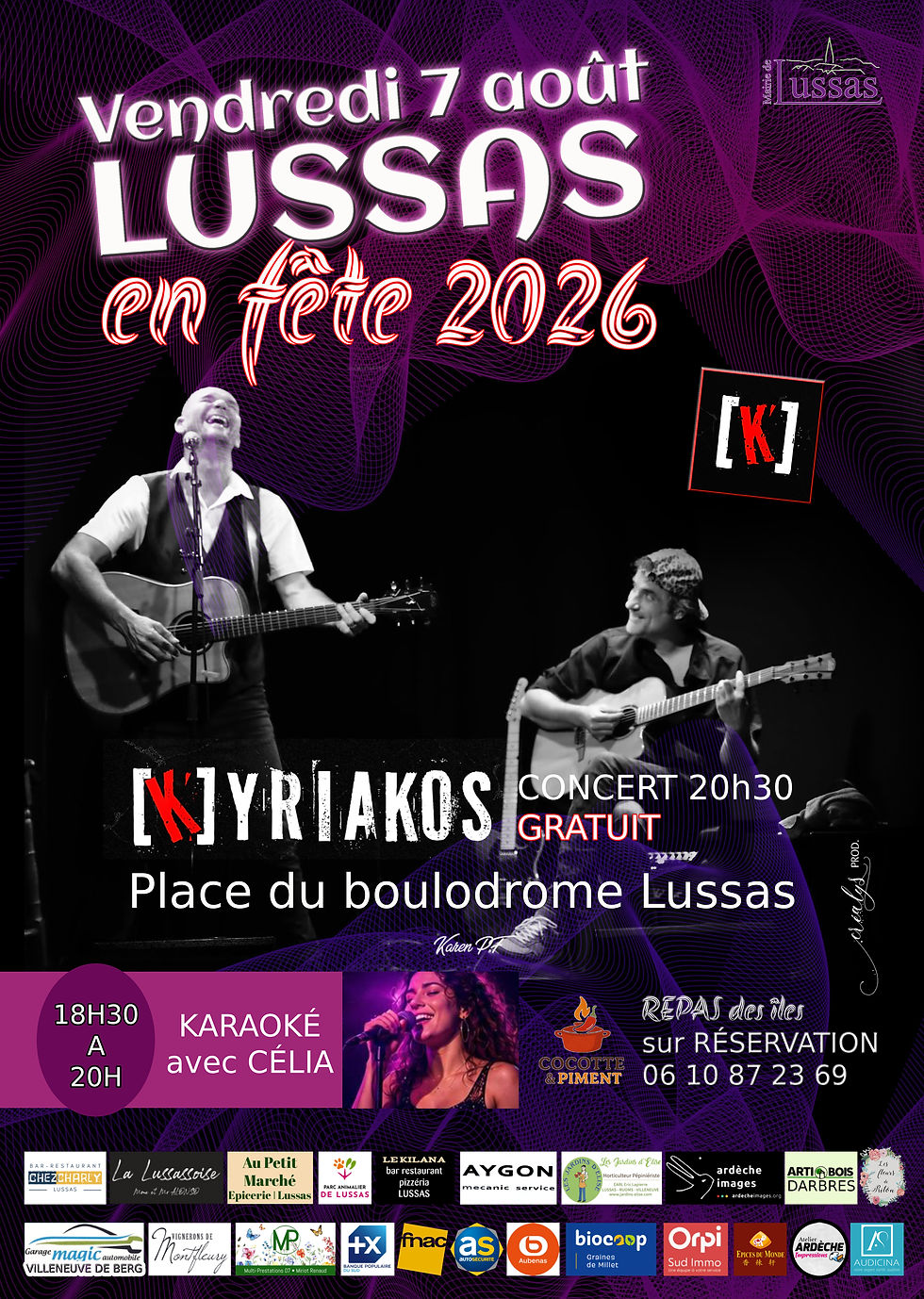 LUSSAS EN FETE karaoké concert