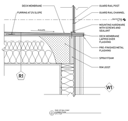 Balcony Connection Detail