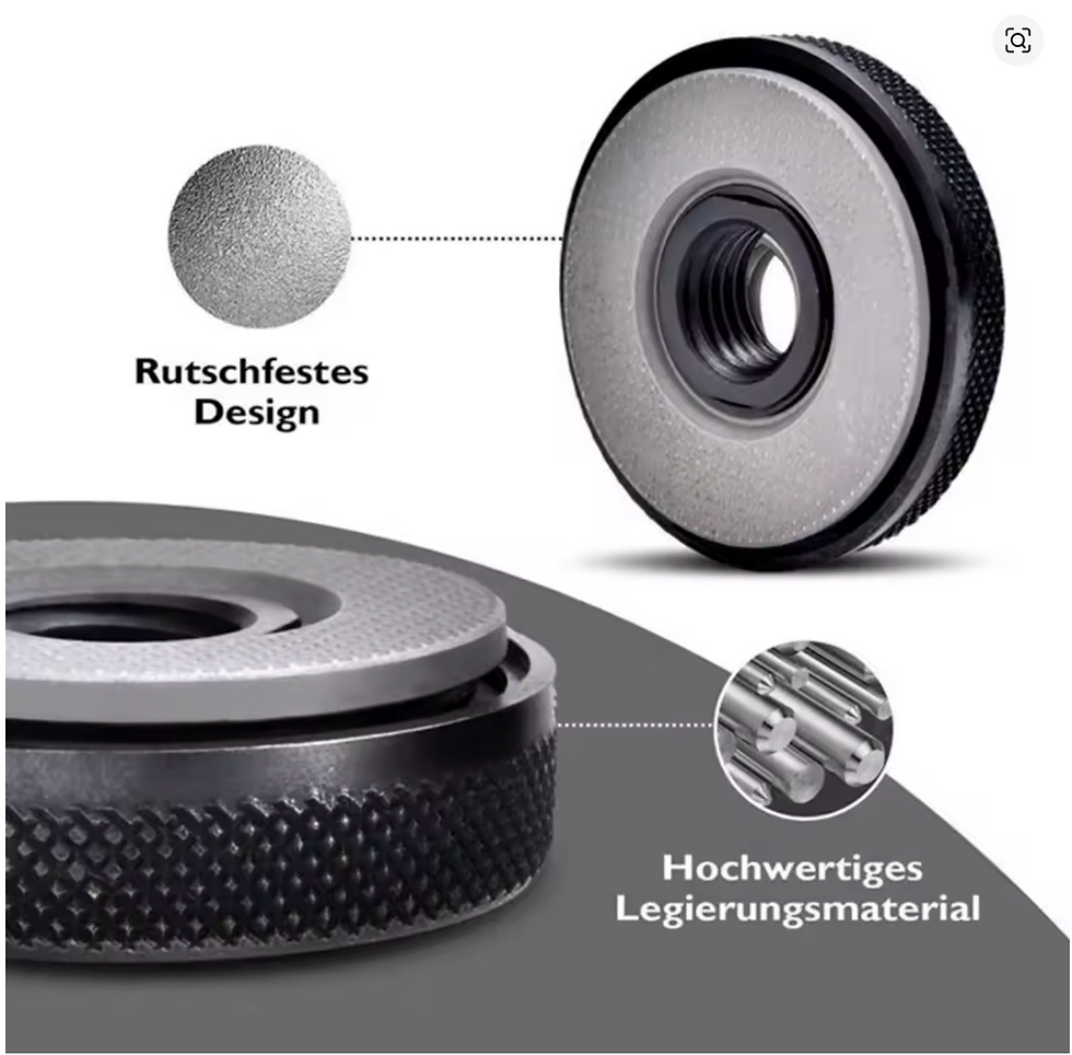 Miniatura: Trava Fast Lock Black para esmirilhadeira. Trava e solta rápido.