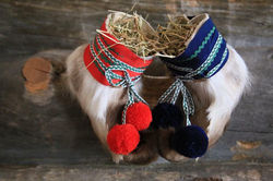 The Berrystay Sami shoes log cabin Lapland