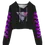 Thumbnail: "City of Aesthetica" Crop Hoodie