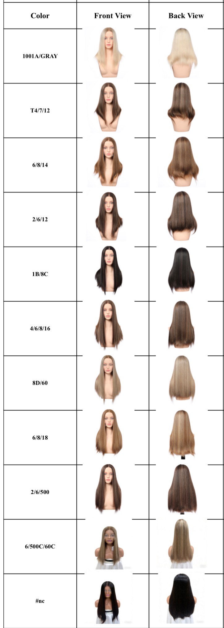 Thumbnail: HEC Hair Lace Wig — Straight Raw Hair — 20"