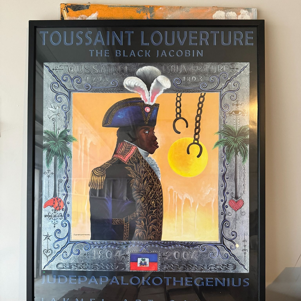 Thumbnail: Toussaint Louverture – The Black Jacobin – Jude Papa Loko – Framed Open Edition