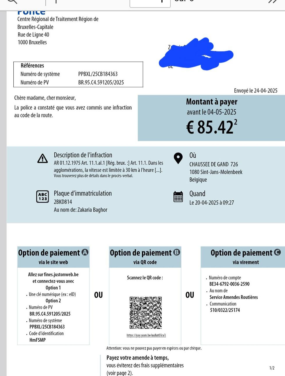 En 2025 les amendes routières ont rapporté environ 600 millions d'euros. Combien d'euros vont réellement à la sécurité routière et aux infrastructures?