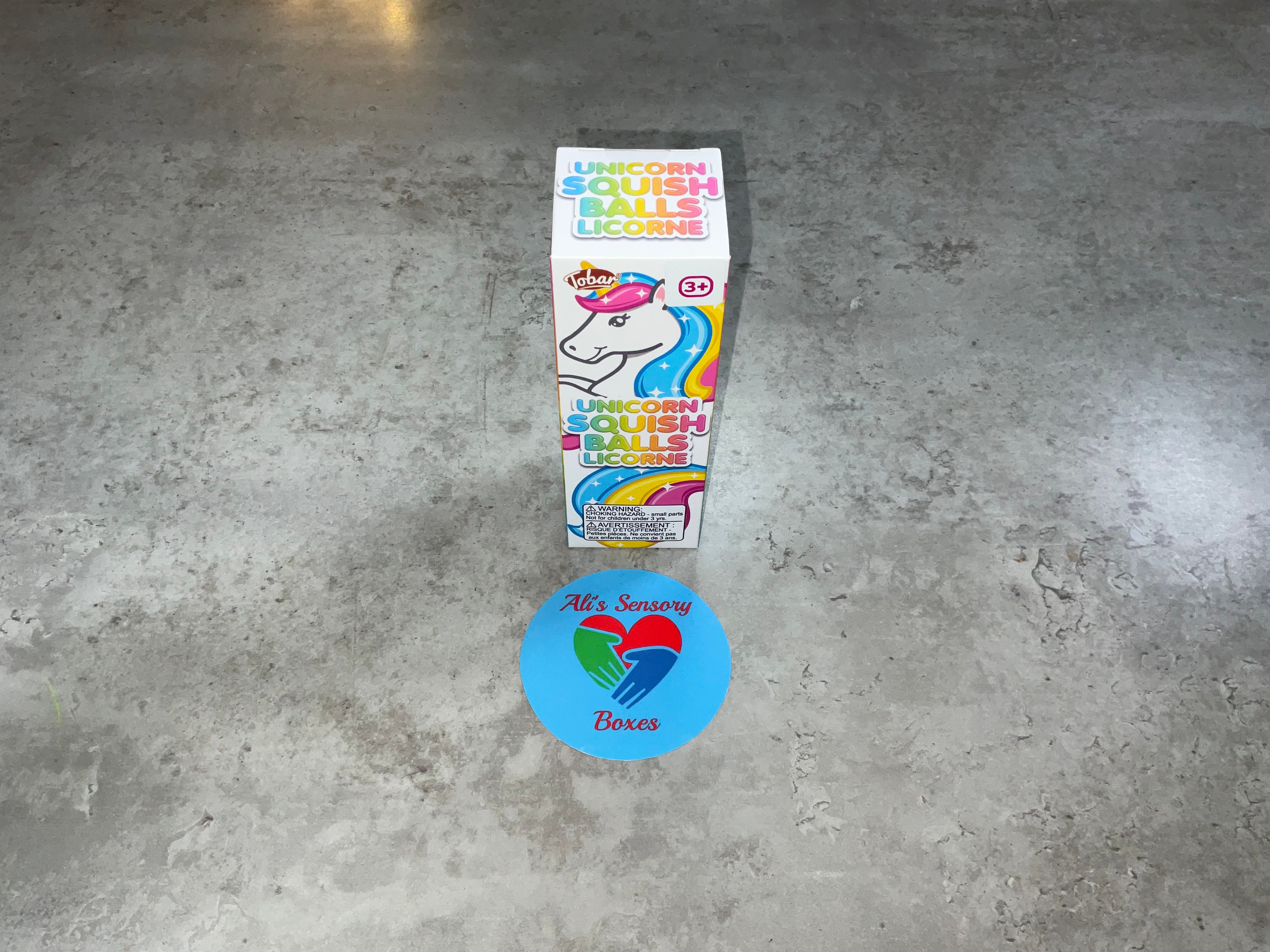 Unicorn Squish Balls 3 Pack