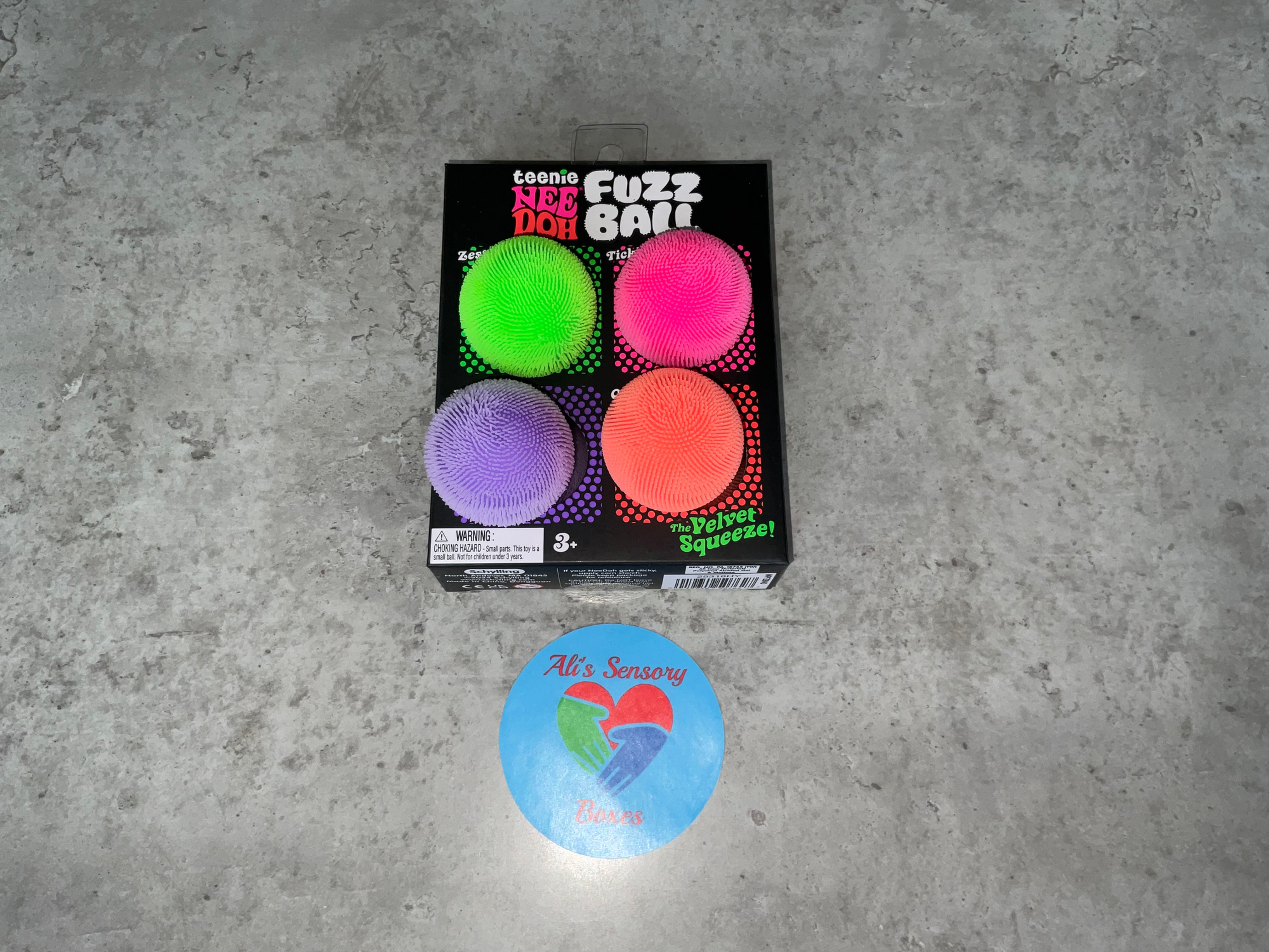 Teenie NeeDoh Fuzz Ball 4Pck